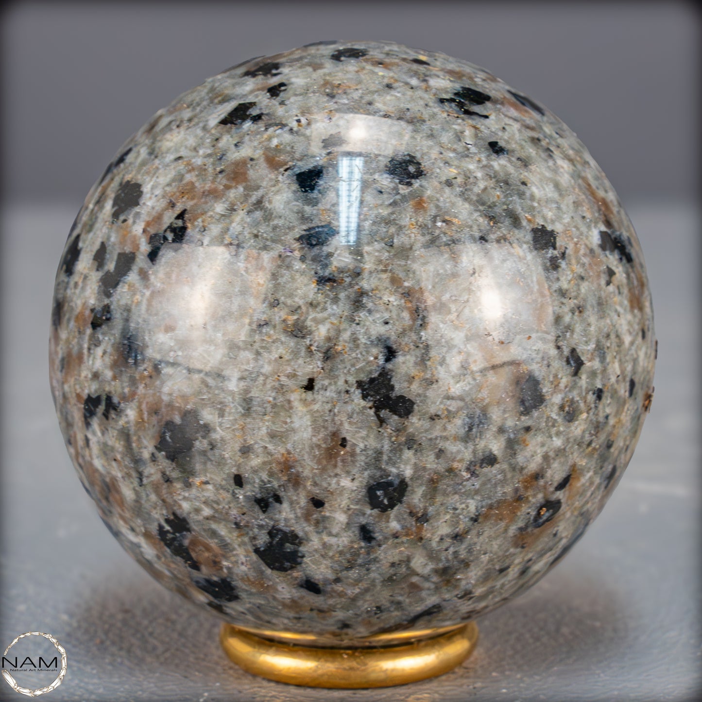 Natürliche Yooperlite Kugel aus den USA – 353,12g - 63,5mm