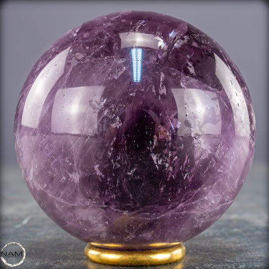 Natürliche Amethyst-Kristall Kugel, Brasilien - 368,99g - 64mm