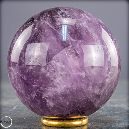Natürliche Amethyst-Kristall Kugel, Brasilien - 368,99g - 64mm