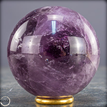 Natürliche Amethyst-Kristall Kugel, Brasilien - 368,99g - 64mm