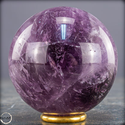 Natürliche Amethyst-Kristall Kugel, Brasilien - 368,99g - 64mm