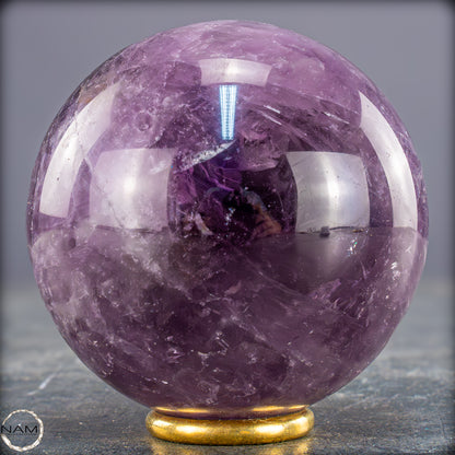 Natürliche Amethyst-Kristall Kugel, Brasilien - 368,99g - 64mm