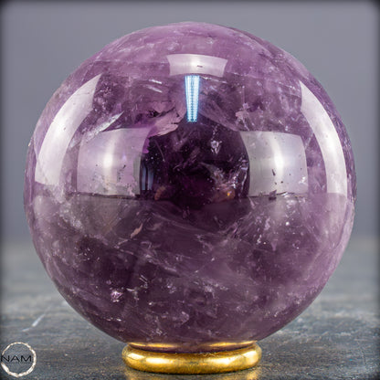Natürliche Amethyst-Kristall Kugel, Brasilien - 368,99g - 64mm