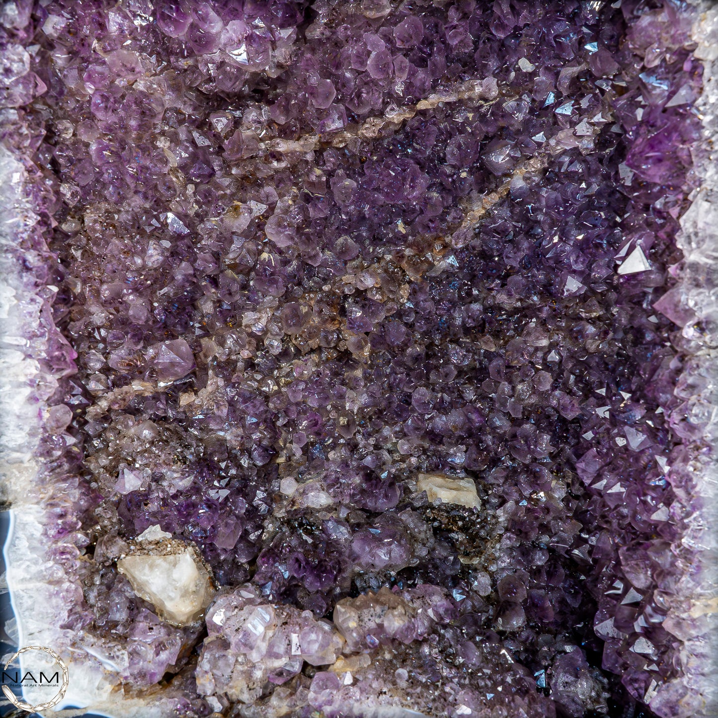 Majestätische Amethyst-Achat-Geode aus Uruguay – 58,8 kg Naturkunstwerk
