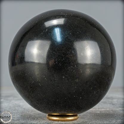 Schwarze Tourmalin-Kristall Kugel aus Brasilien - 964,37g - 88mm