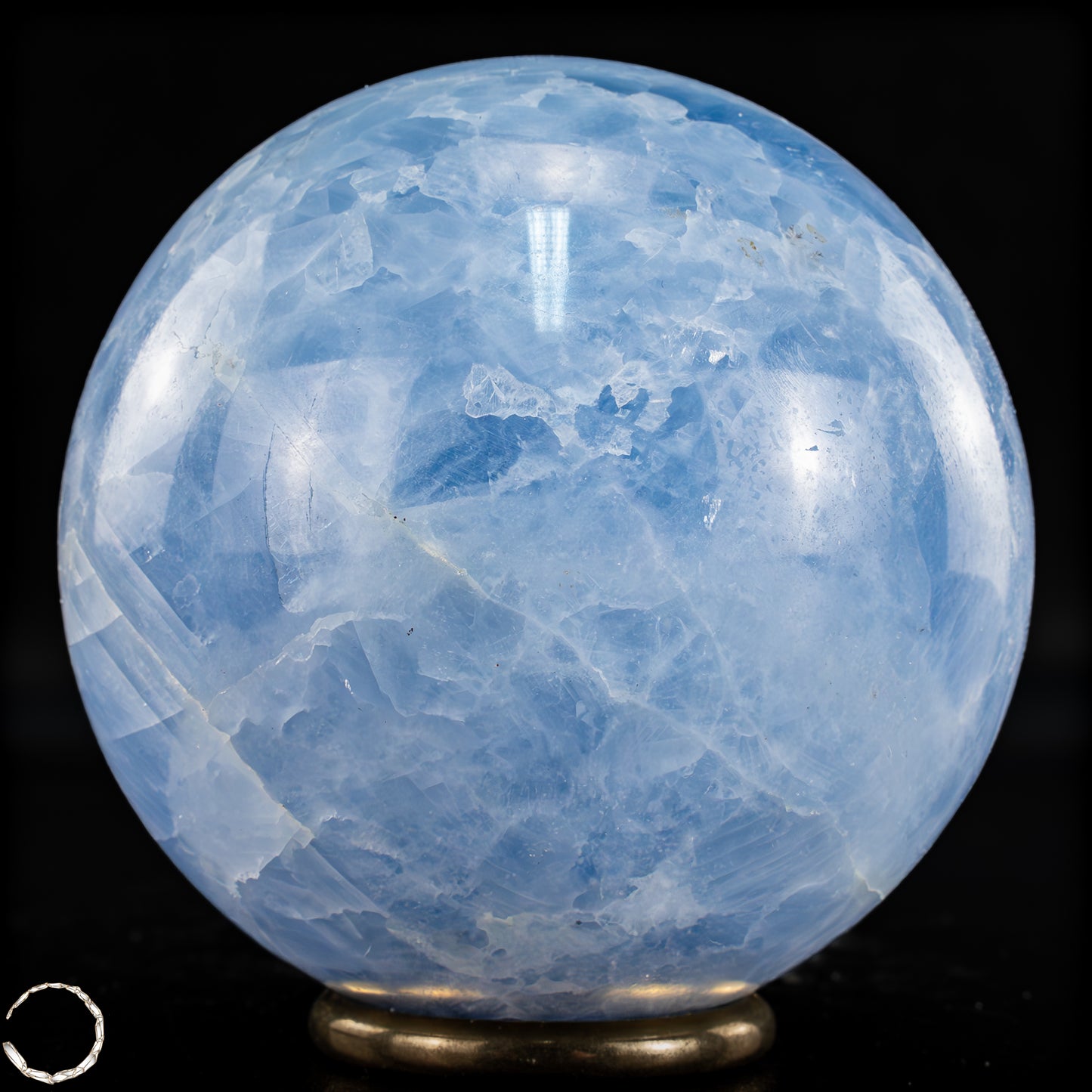 Natürliche Blaue Calcit-Kristall Kugel - 846,99g - 85mm