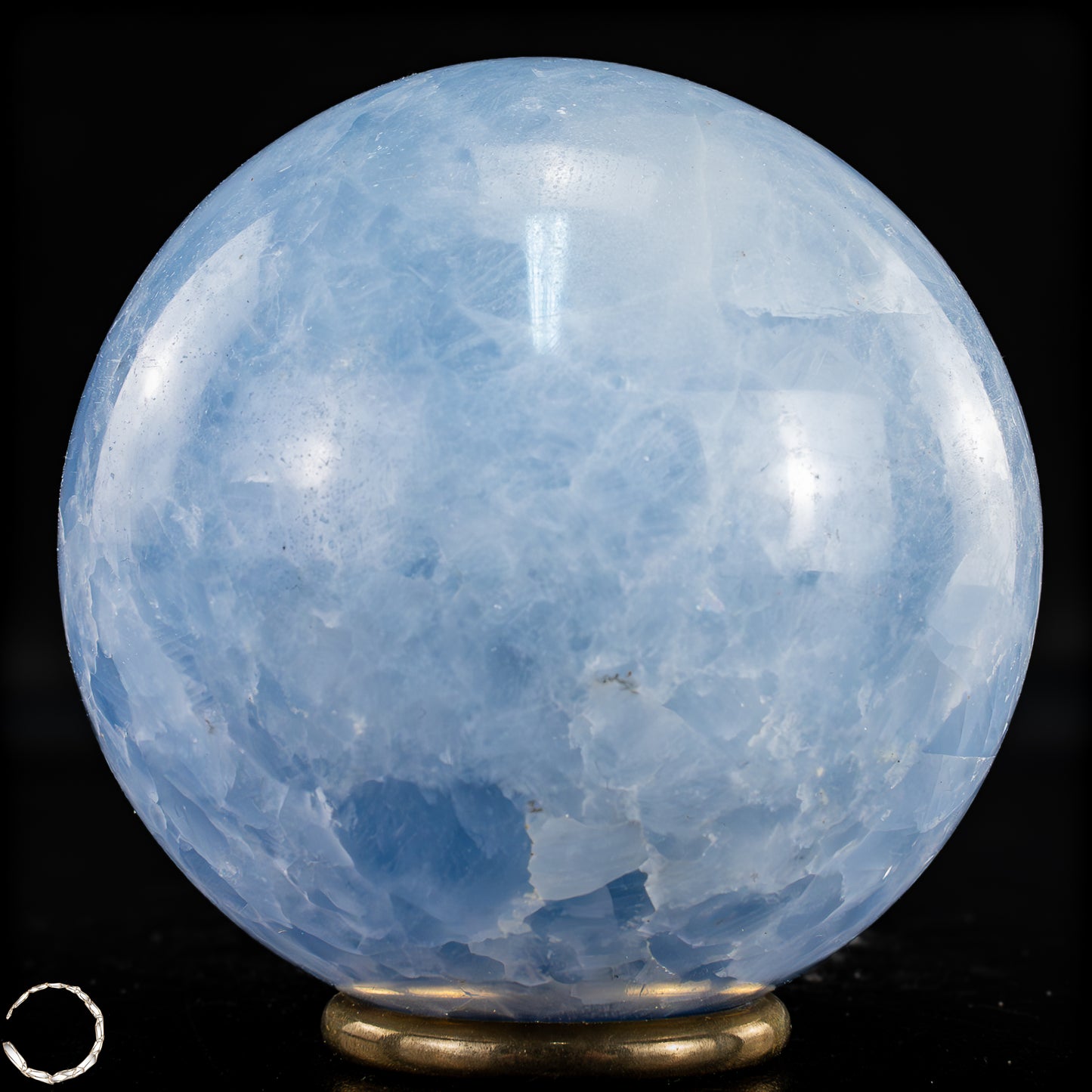 Natürliche Blaue Calcit-Kristall Kugel - 846,99g - 85mm
