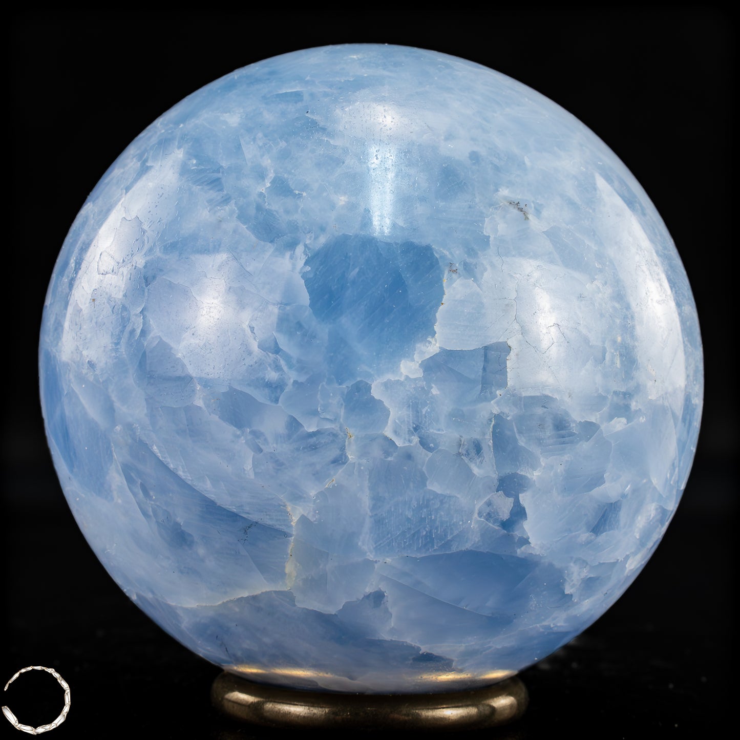 Natürliche Blaue Calcit-Kristall Kugel - 846,99g - 85mm