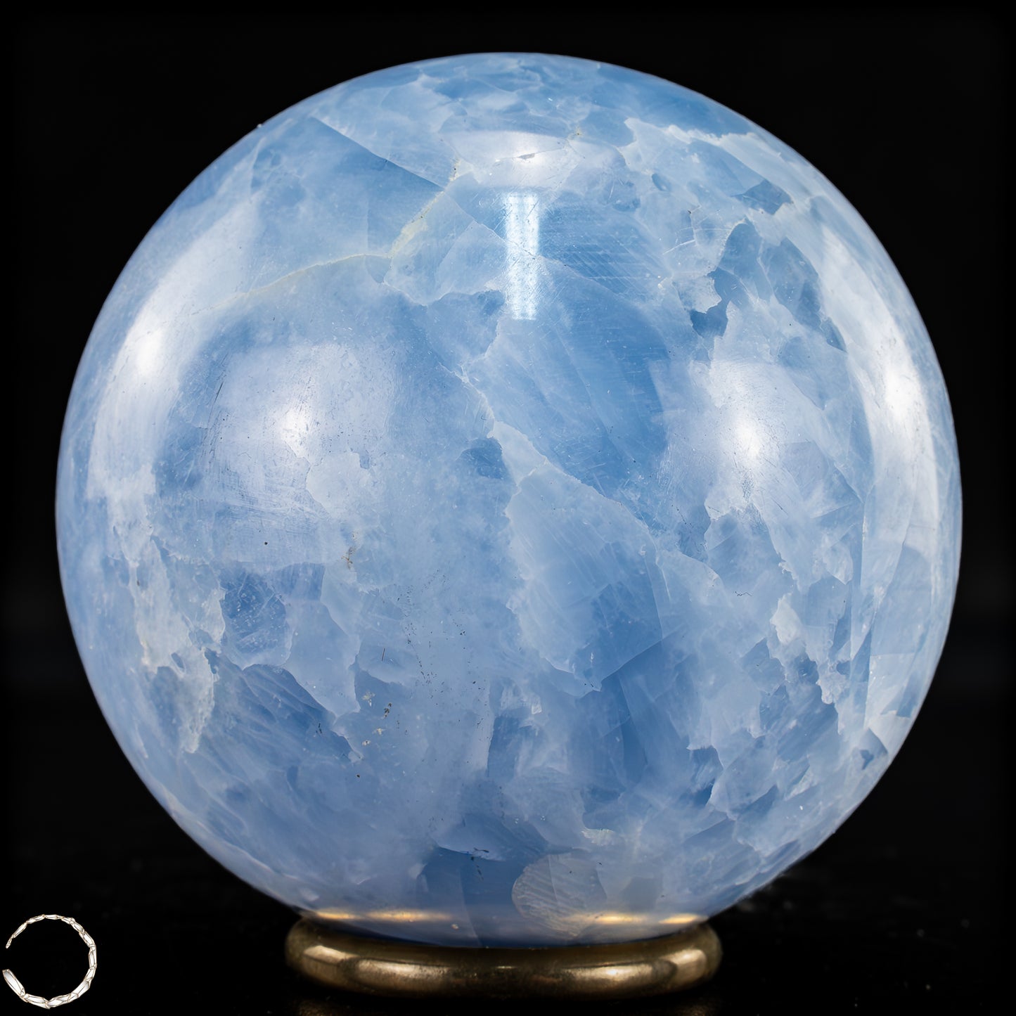 Natürliche Blaue Calcit-Kristall Kugel - 846,99g - 85mm
