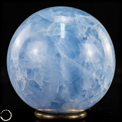 Natürliche Blaue Calcit-Kristall Kugel - 846,99g - 85mm