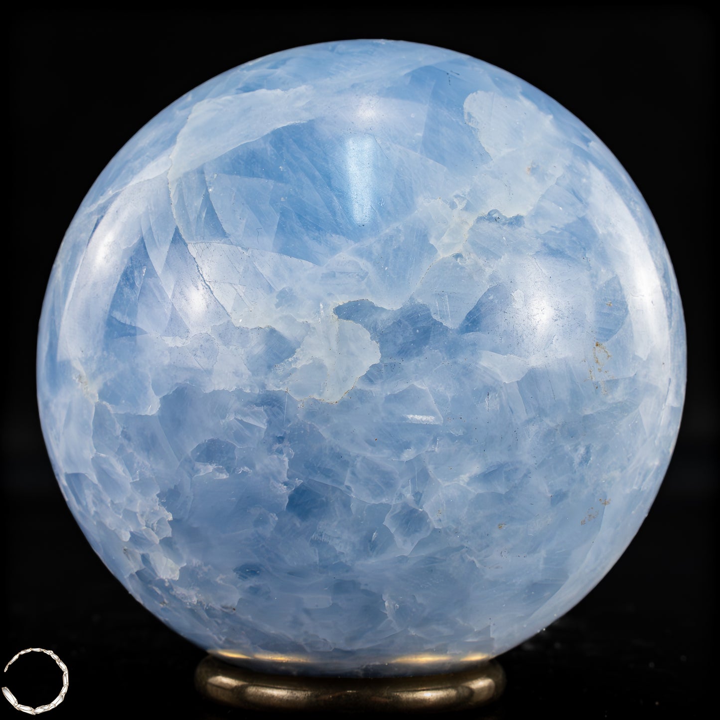 Natürliche Blaue Calcit-Kristall Kugel - 846,99g - 85mm