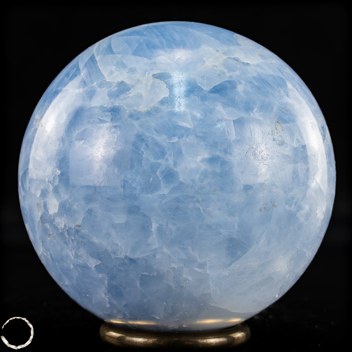Natürliche Blaue Calcit-Kristall Kugel - 846,99g - 85mm