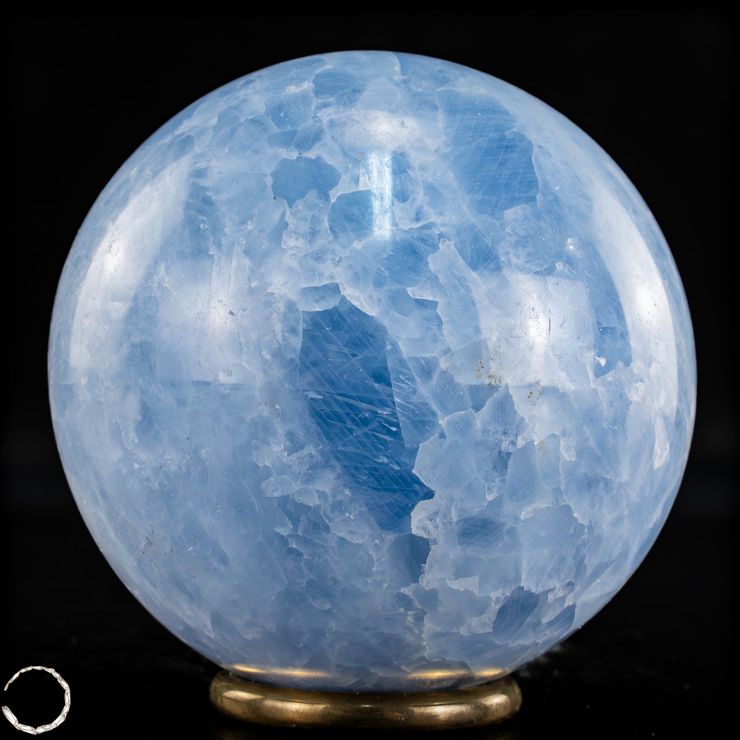 Natürliche Blaue Calcit-Kristall Kugel - 846,99g - 85mm