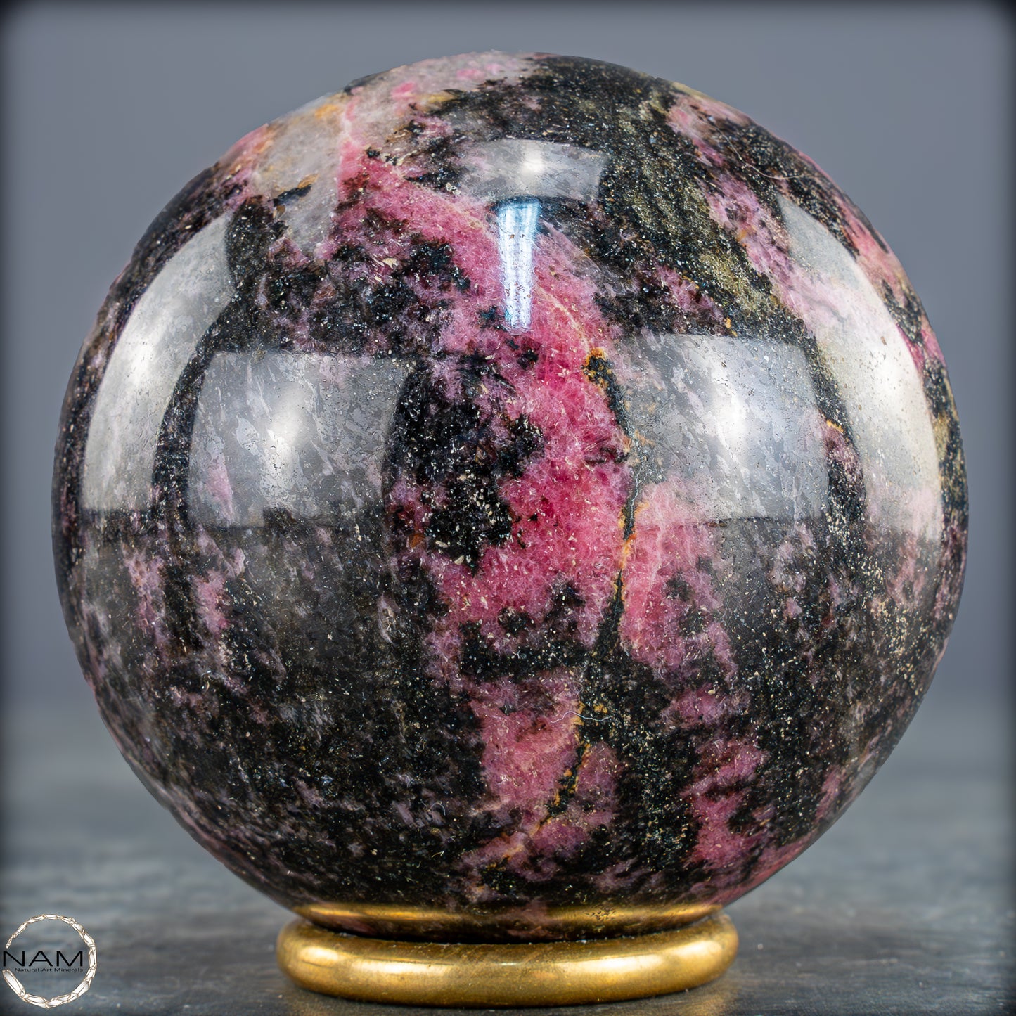 Natürliche Rhodonit-Kristall Kugel - 819,15g - 78mm