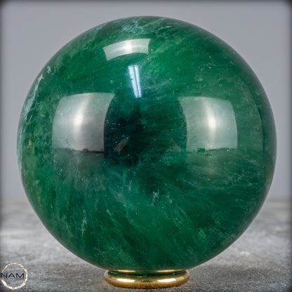 Natürliche Grüne Fluorit Kristallkugel, Spitzenqualität -983,57g - 84mm
