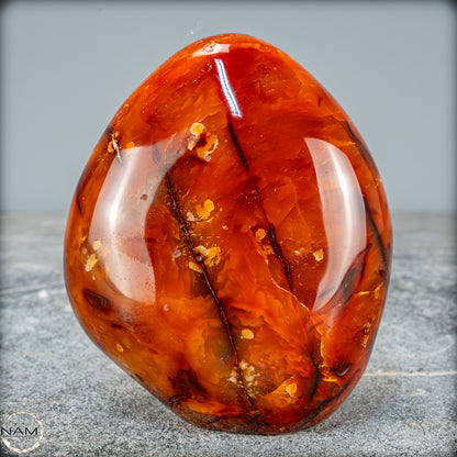 Natürlicher Roter Carneol-Kristall Freiform - 564,49g