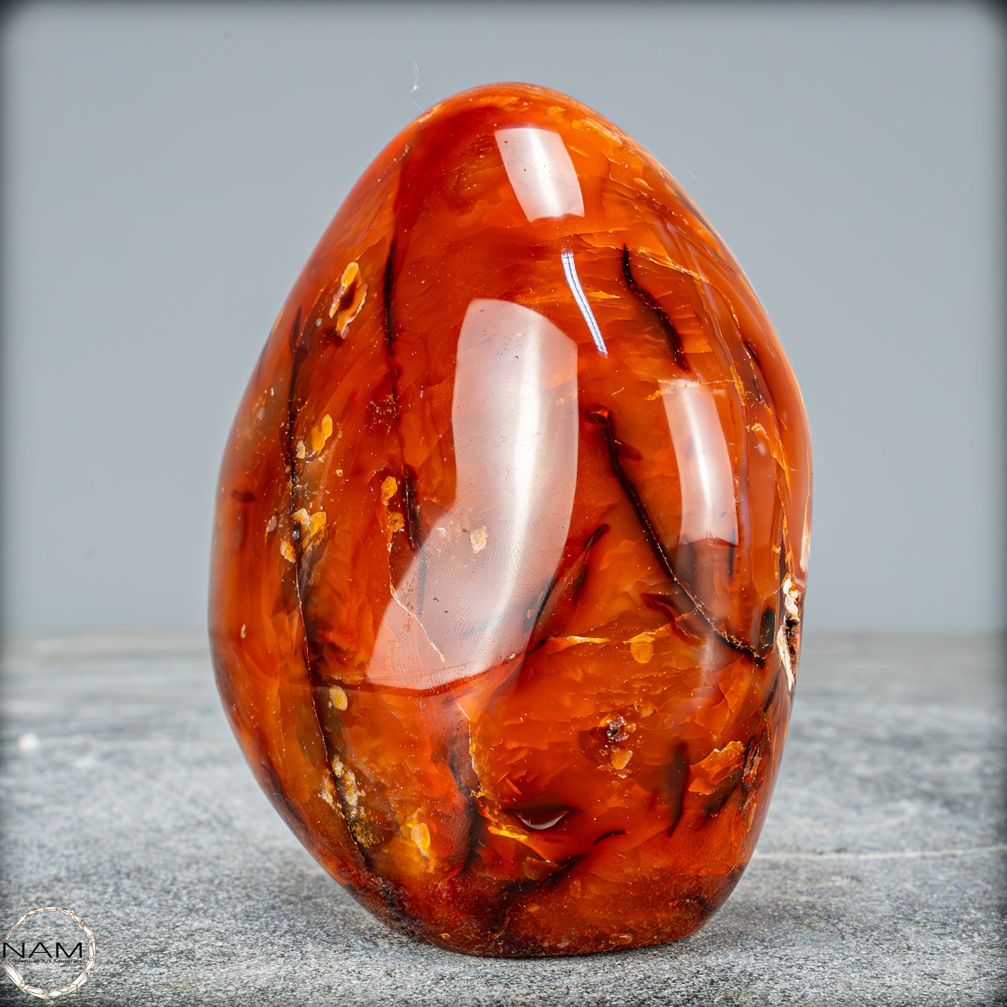 Natürlicher Roter Carneol-Kristall Freiform - 564,49g