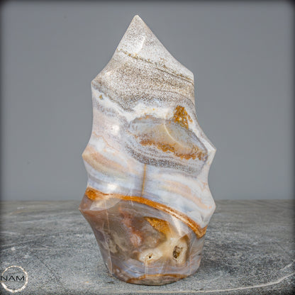 Natürliche Achat - Jaspis Flamme - 1135,72g