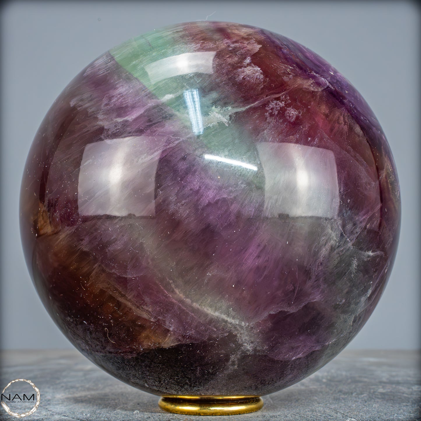 Natürliche Regenbogen-Fluorit Kristallkugel, China - 5833,14g - 160mm