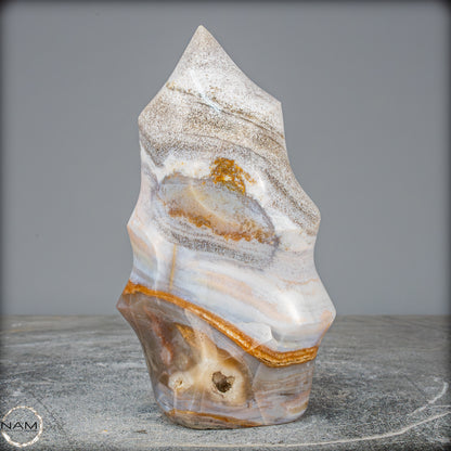 Natürliche Achat - Jaspis Flamme - 1135,72g