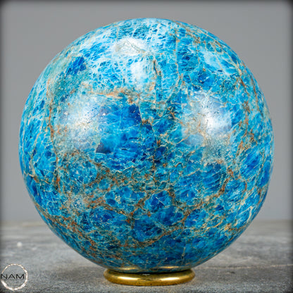 Natürliche Große Blaue Apatit-Kristall Kugel - 2655,41g - 123mm