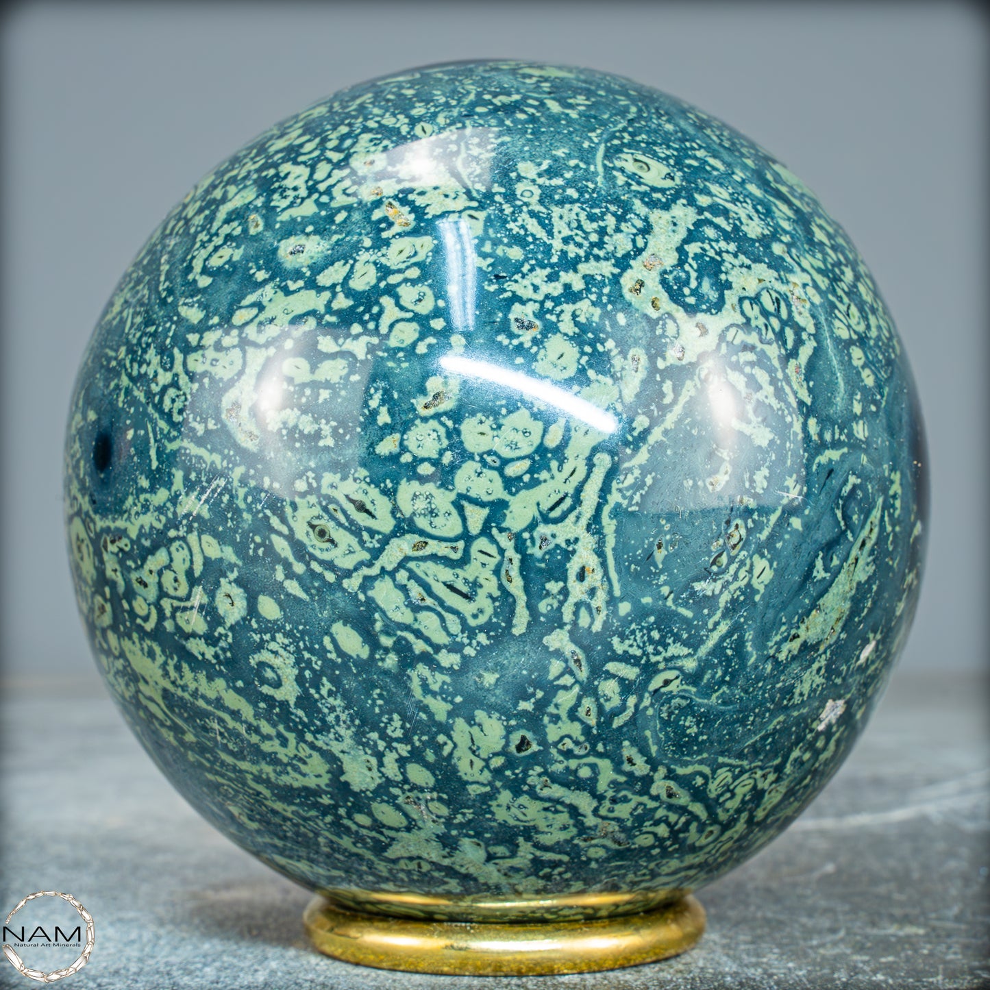 Natürliche Kambaba-Jaspis Kristall-Kugel - 1051,63g - 91mm