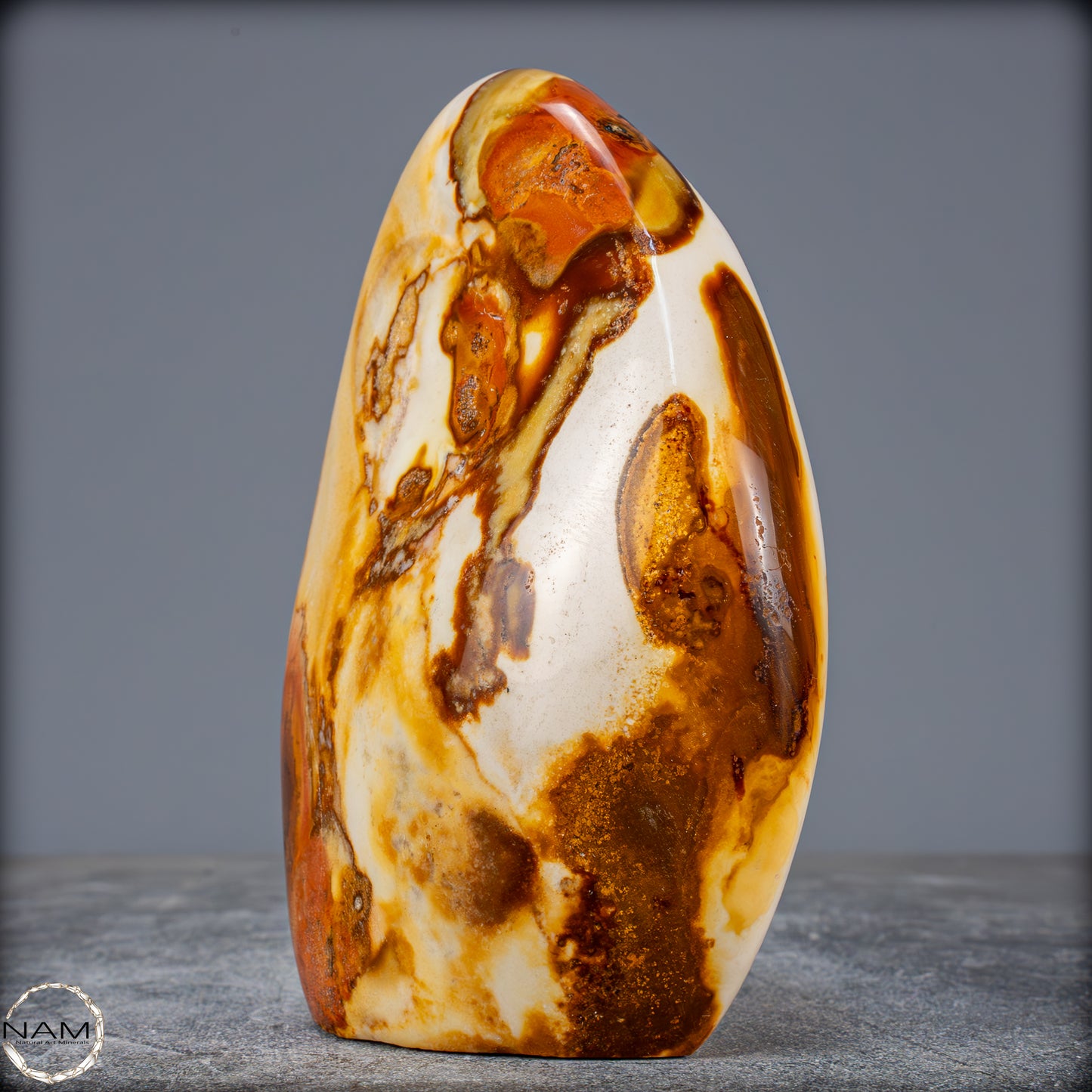 Natürliche Polychrome Jaspis Kristall-Freiform - 675,65g