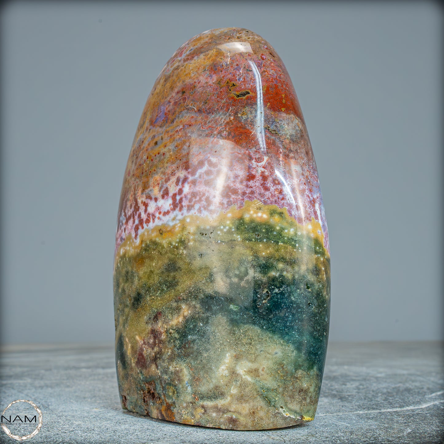 Natürliche Ozean-Jaspis Kristall-Freiform - 885,19g