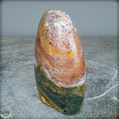 Natürliche Ozean-Jaspis Kristall-Freiform - 885,19g
