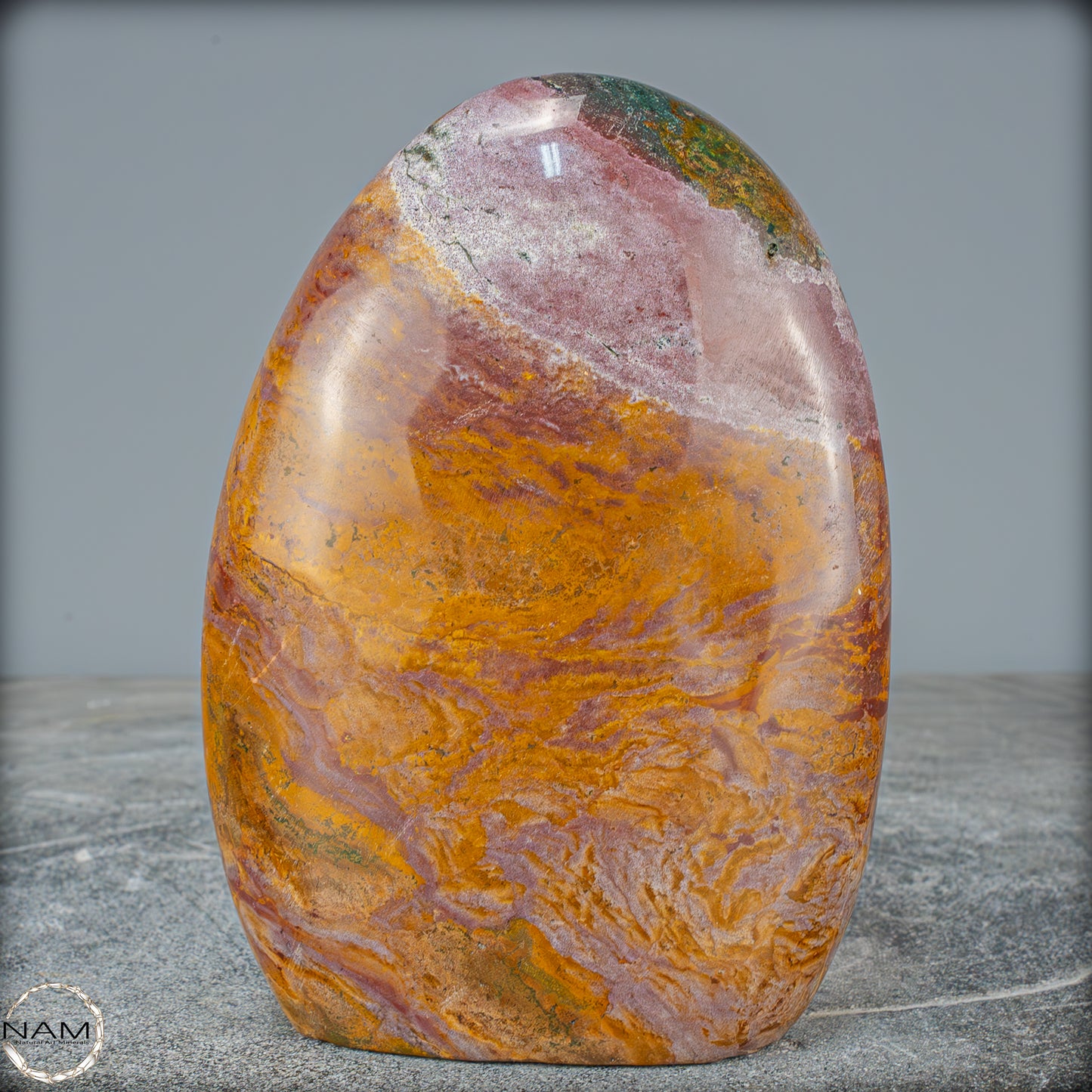 Natürliche Ozean-Jaspis Kristall-Freiform - 1227,05g