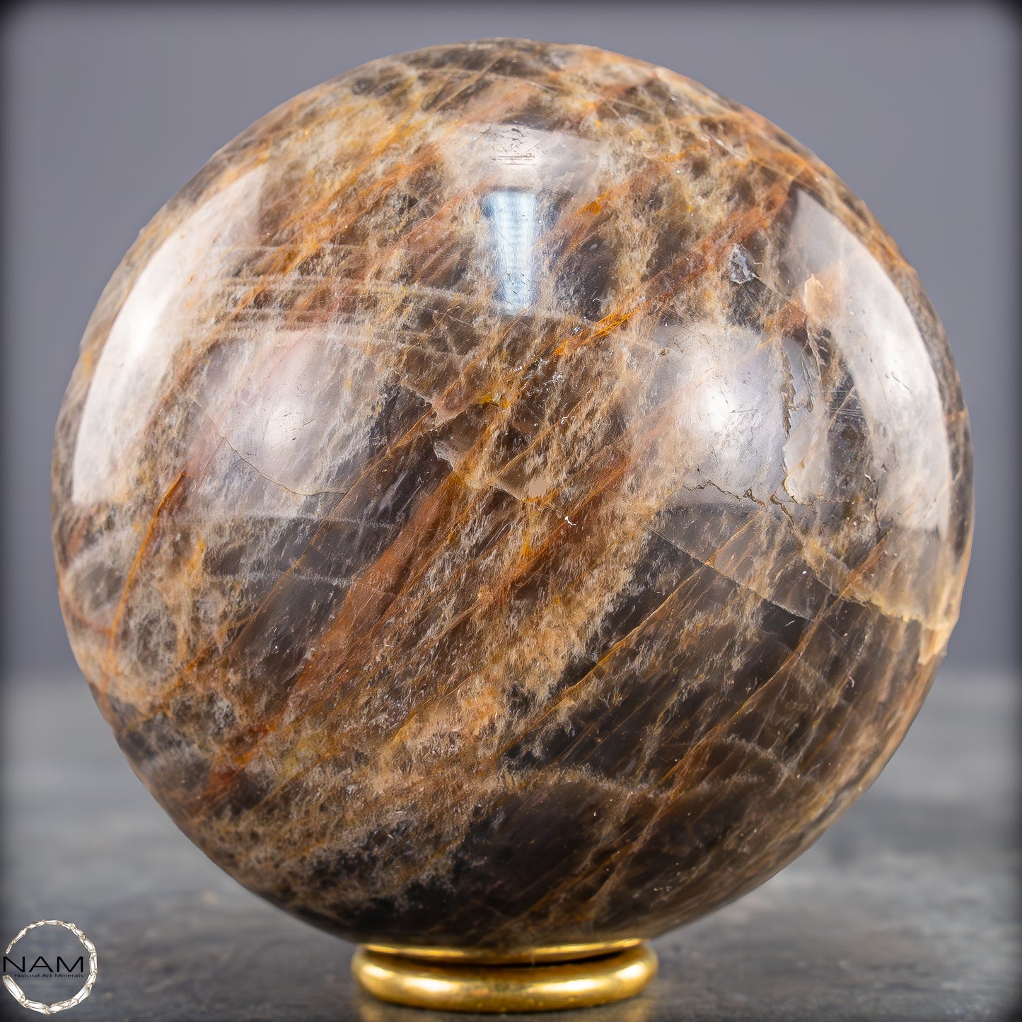 Natürliche Funkelnde Mondstein Kristall-Kugel - 729,34g