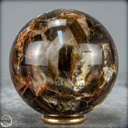 Natürliche Mica (Glimmer) Kristallkugel aus Brasilien - 414,82g - 67mm