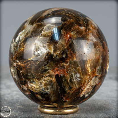 Natürliche Mica (Glimmer) Kristallkugel aus Brasilien - 414,82g - 67mm