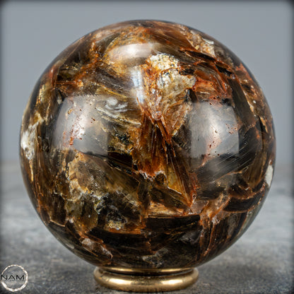 Natürliche Mica (Glimmer) Kristallkugel aus Brasilien - 414,82g - 67mm