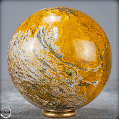 Natürliche Ocean-Jaspis-Achat Kugel - 762,07g