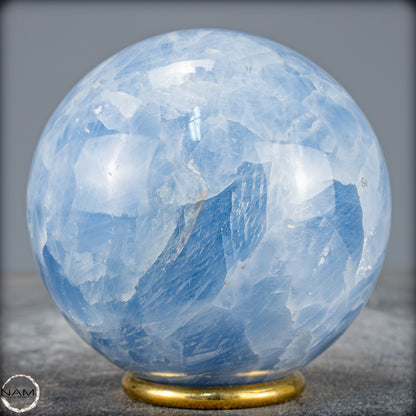 Natürliche Blaue Calcit-Kristall Kugel - 800,62g - 83mm