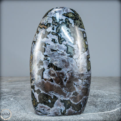 Natürliche Merlinit (Gabbro) Kristall Freiform - 969,08g