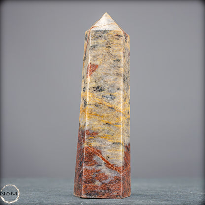 Natürliche Rote Aventurin Obelisk aus Madagaskar - 838,04g
