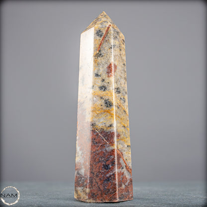 Natürliche Rote Aventurin Obelisk aus Madagaskar - 838,04g