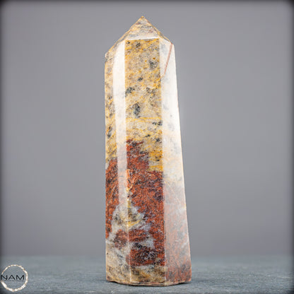 Natürliche Rote Aventurin Obelisk aus Madagaskar - 838,04g