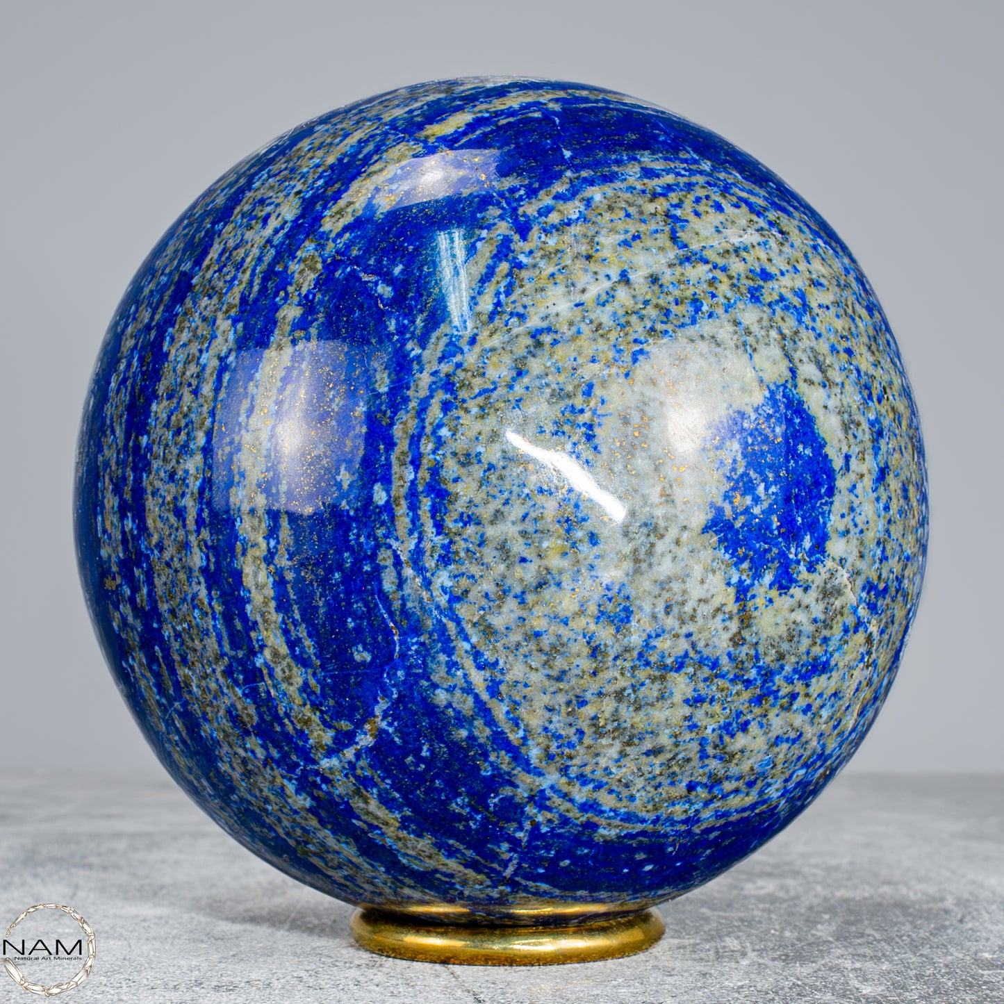 Natürliche Lapislazuli-Kristall-Kugel - 2251,22g