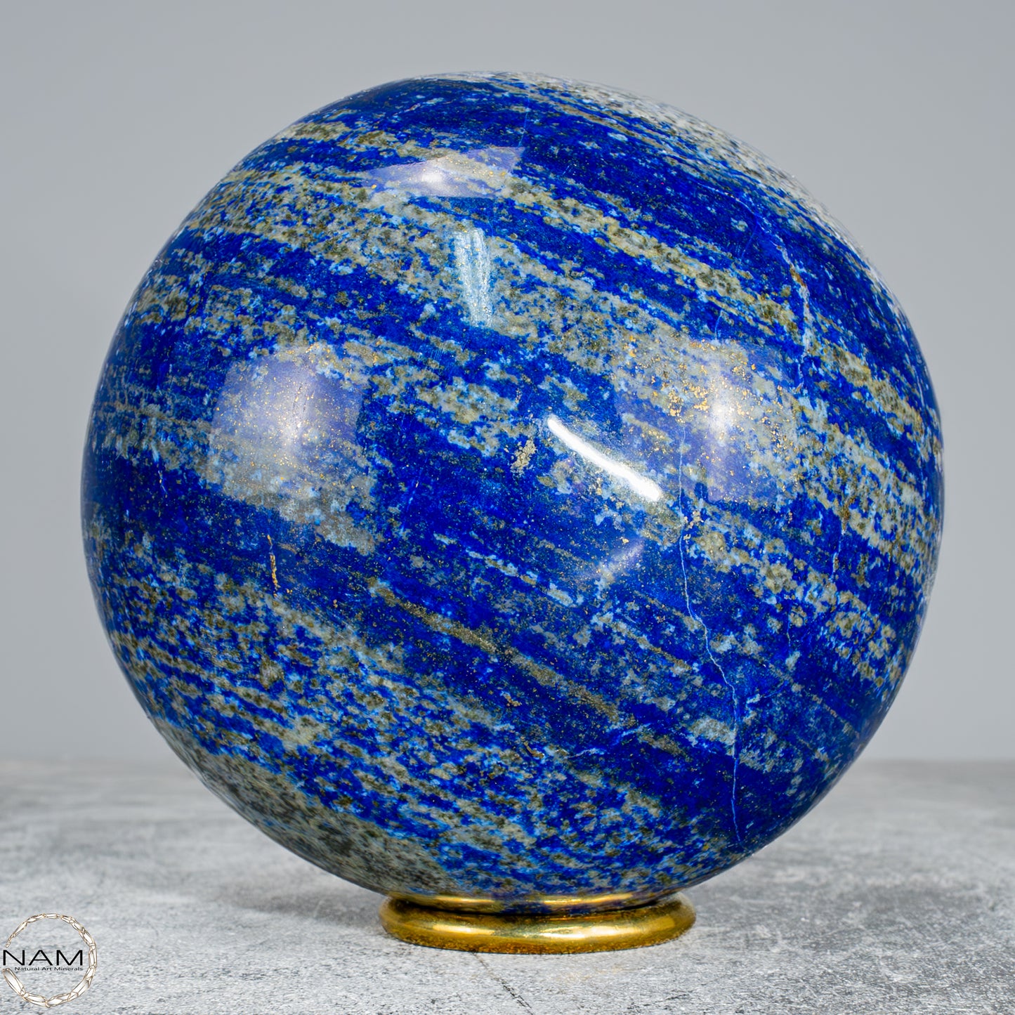 Natürliche Lapislazuli-Kristall-Kugel - 2251,22g