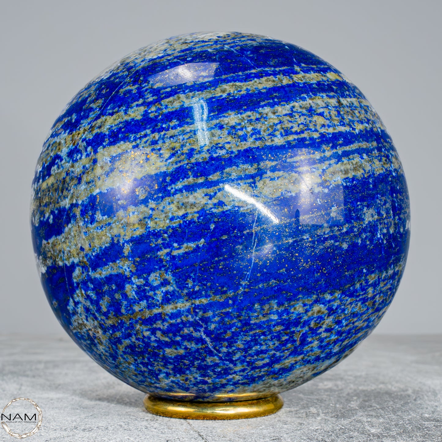 Natürliche Lapislazuli-Kristall-Kugel - 2251,22g