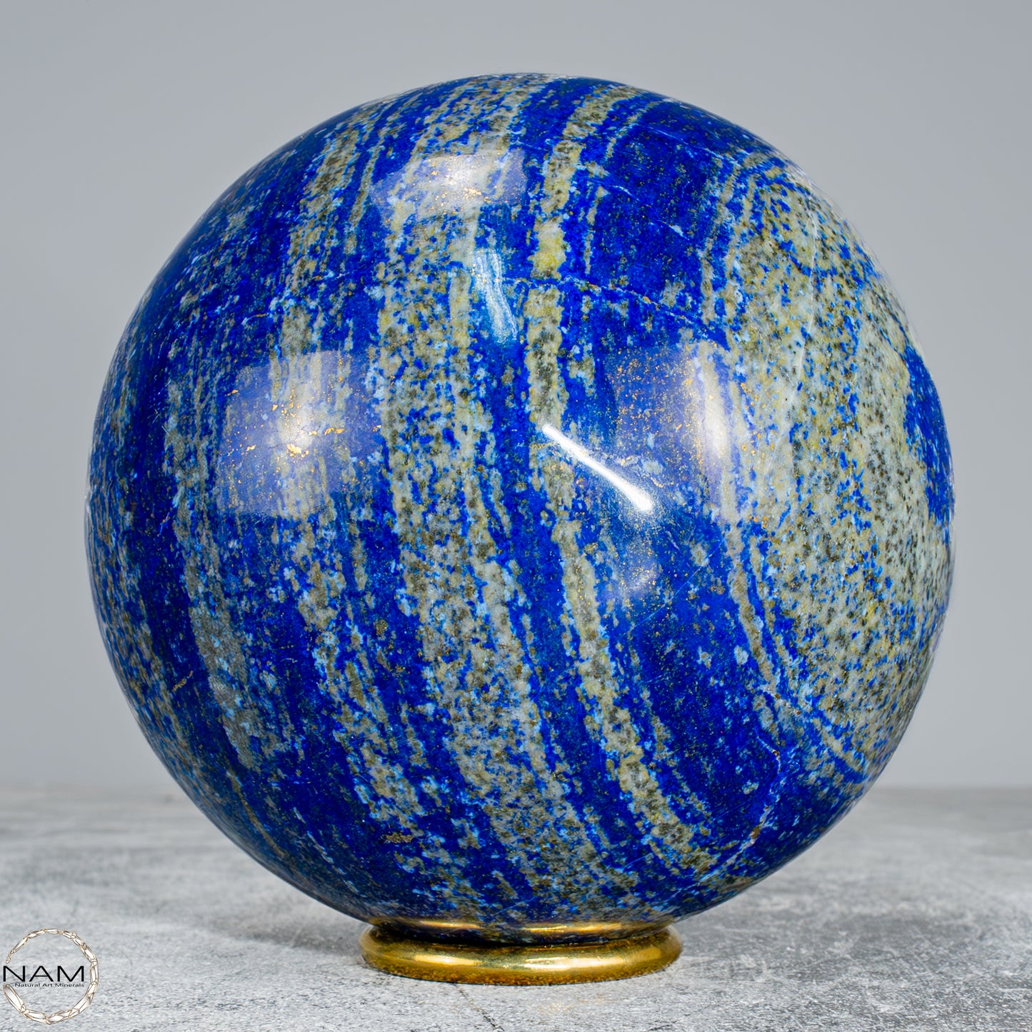 Natürliche Lapislazuli-Kristall-Kugel - 2251,22g