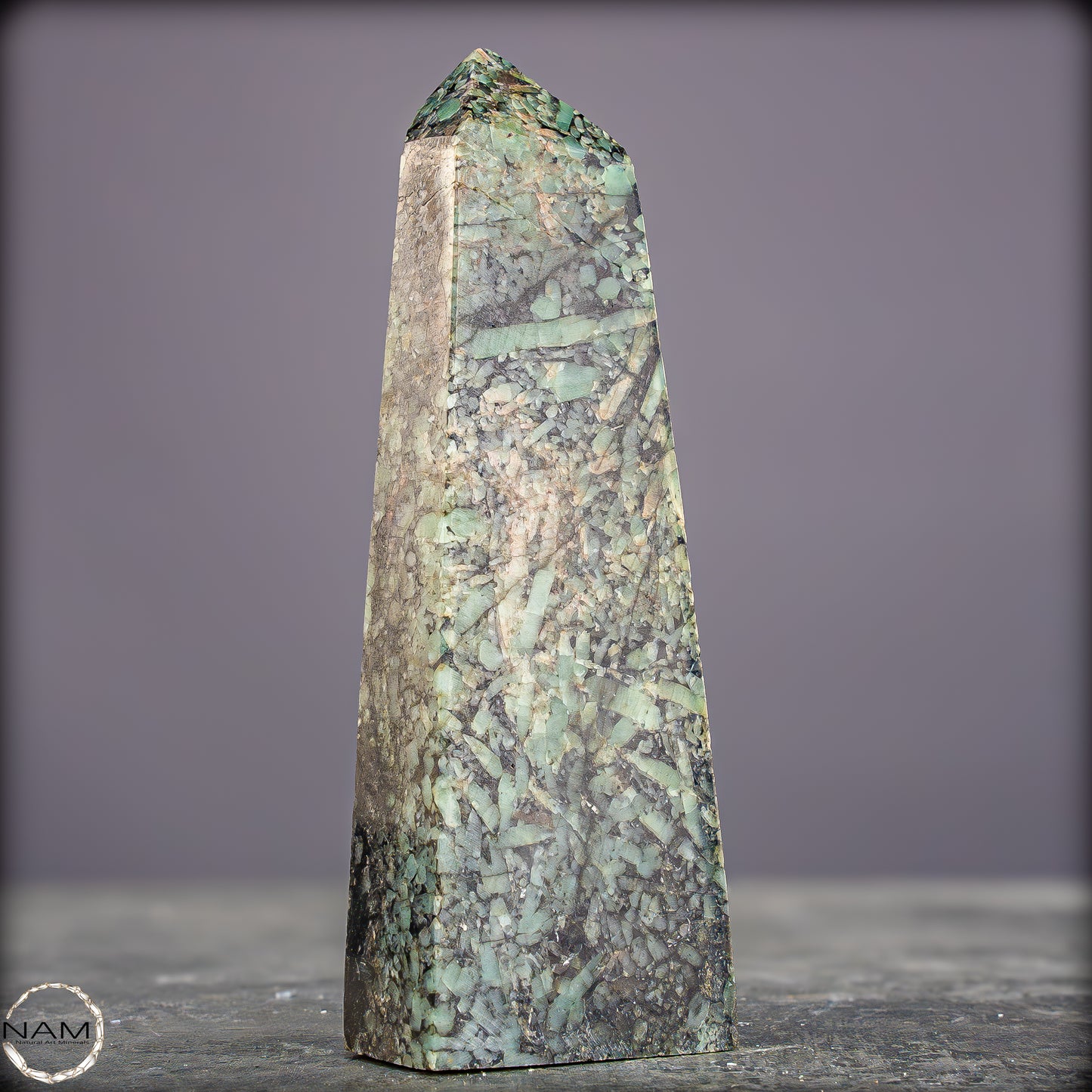 Natürlicher Smarag-Obelisk aus Kolumbien - 300,95g