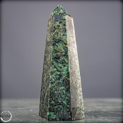 Natürlicher Smarag-Obelisk aus Kolumbien - 300,95g