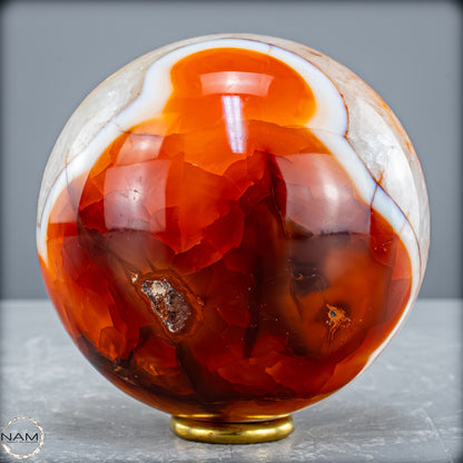 Natürliche Mehrfabige Carneol Kristall Kugel - 765,36 g