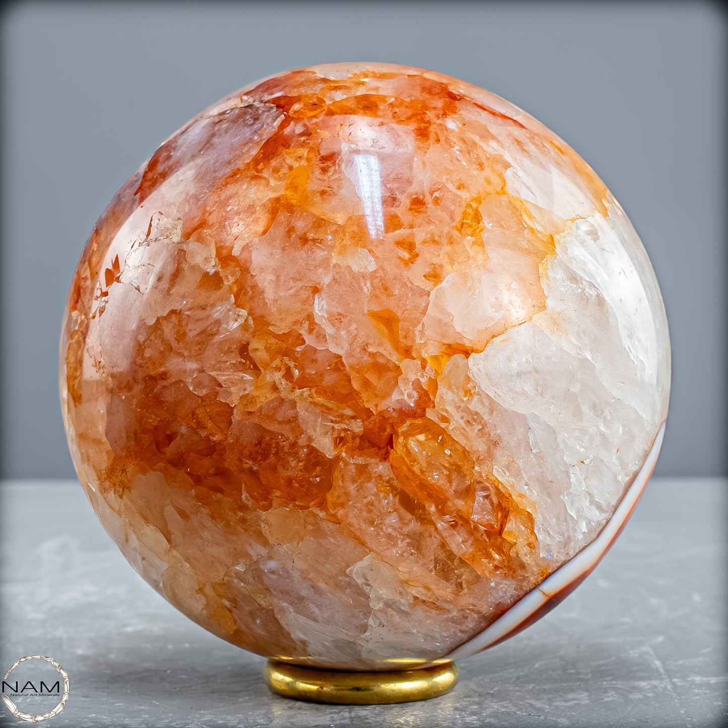 Natürliche Mehrfabige Carneol Kristall Kugel - 765,36 g