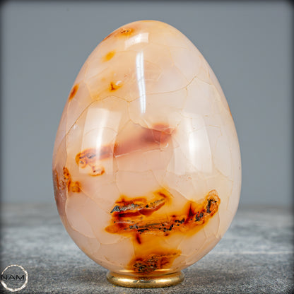 Natürliches Carneol-Kristall Ei - 544,72g