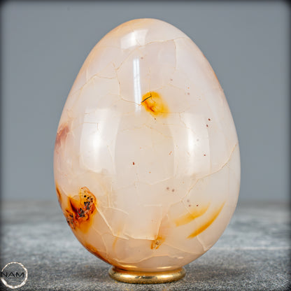Natürliches Carneol-Kristall Ei - 544,72g